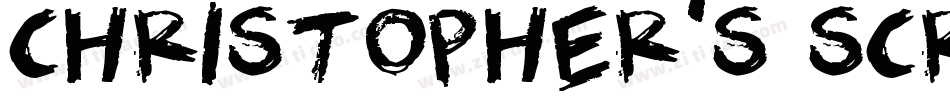 Christopher's Scribble字体转换